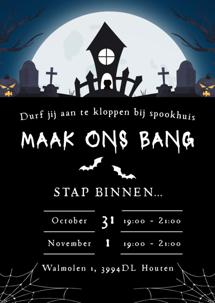 Poster Maak ons bang.